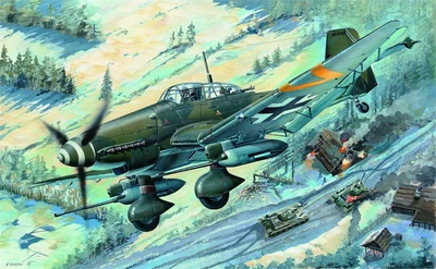 03218  авиация  Junkers Ju-87G-2 Stuka (1:32) 9580208032184