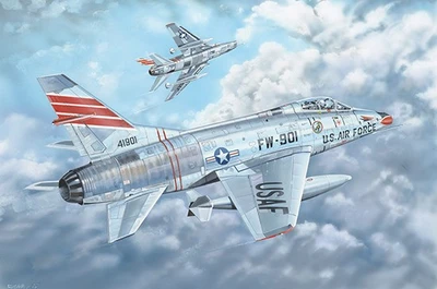 03221  авиация  F-100C Super Sabre  (1:32) 9580208032214