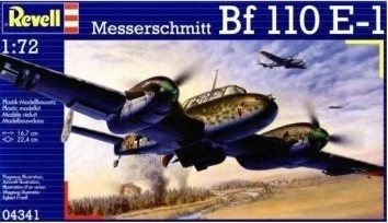 04341  авиация  Мессершмитт BF 110 E-1 (1:72) 4009803043418