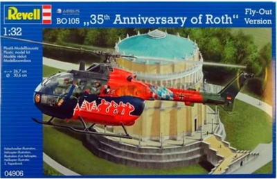 04906  авиация  BO 105 35th Anniversary of Roth Fly-Out Version  (1:32) 4009803049069