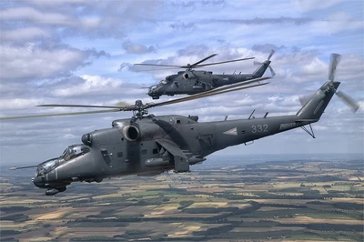 05829  авиация  M&-24P Hind-F  (1:48) 9580208058290
