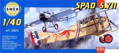 0824  авиация  Spad S.VII  (1:40) 8594877008242