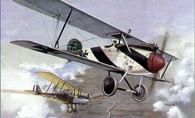 0878  авиация  Albatros D.Va (1:72) 8594877008785