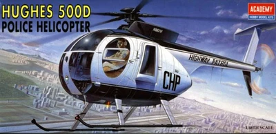 12249  авиация  HUGHES 500D Police Helicopter  (1:48) 603550016431