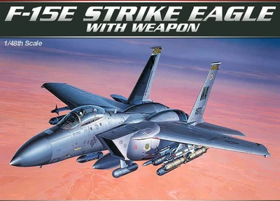 12264  авиация  F-15E Strike Eagle с вооружением (1:48) 603550021176
