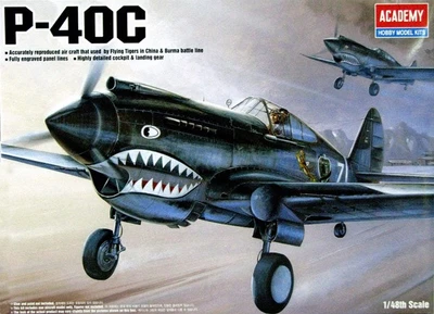 12280  авиация  P-40C Tomahawk  (1:48) 603550021824