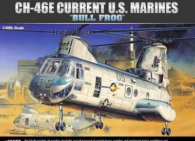 12283  авиация  CH-46E Current U.S. Marines "Bull Frog"  (1:48) 603550022265