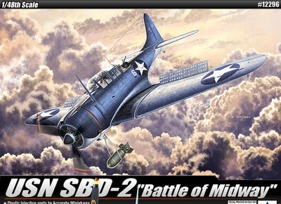 12296  авиация  USN SBD-2 Dauntless "Midway" (1:48) 8809258921820