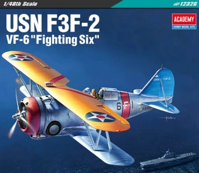 12326  авиация  US Navy Fighter F3F-2  (1:48) 8809258922810