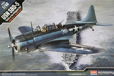 12329  авиация  USN SBD-5 Dauntless "Battle of the Philippine Sea"  (1:48) 8809258926337