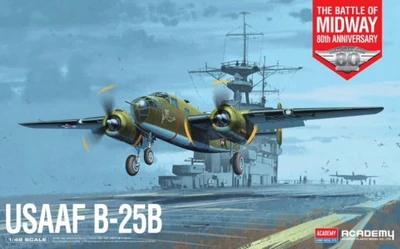 12336  авиация  USAAF B-25B Battle of Midway 80th Anniversary  (1:48) 8809845380184