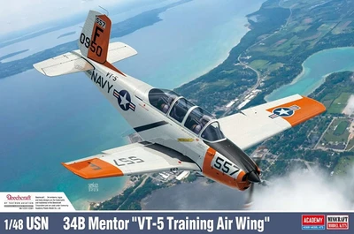 12361  авиация  USN 34B Mentor "VT-5 Training Air Wing"  (1:48) 8809845381280