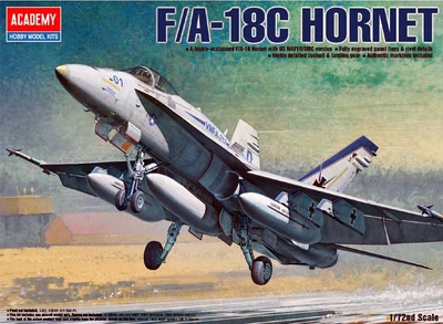12411  авиация  F/A-18C "Хорнет" (1:72) 603550124112