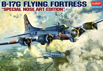 12414  авиация  B-17G "Летающая крепость" Nose Art (1:72) 603550124143