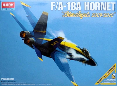 12424  авиация  F/A-18A Blue Angels 2009/2010 (1:72) 8809258926719