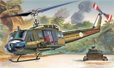 1247  авиация  UH - 1D SLICK  (1:72) 8001283012478