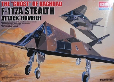 12475  авиация  F-117A Stealth Attack Bomber The "Ghost" of Baghdad  (1:72) 603550021077