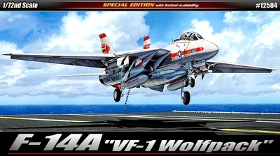 12504  авиация  F-14A Tomcat "VF-1 WOLF PACK" (1:72) 8809258921394