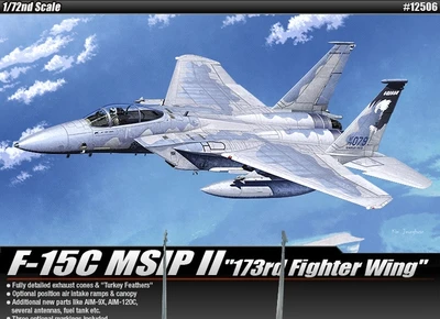 12506  авиация  F-15C MSIP II "173rd Fighter Wing"  (1:72) 8809258921929
