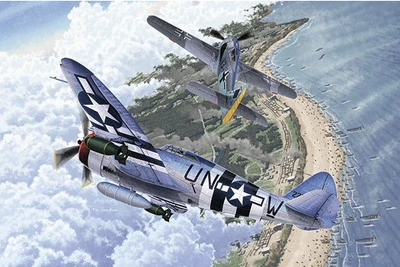 12513  авиация  P-47D & FW190A-8 "Annv.70 Normandy Invasion 1944" (1:72) 8809258927792