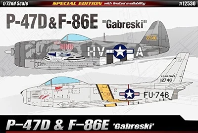 12530  авиация  P-47D & F-86E 'Gabreski' Special Edition  (1:72) 8809258923053