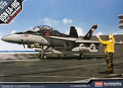 12560  авиация  USN EA-18G Super Hornet  VAQ-141 "Shadow Hawks"  (1:72) 8809258926351