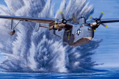 12586  авиация  USN PBM-5A MARINER  (1:72) 8809845381518