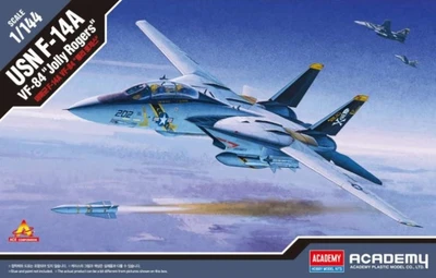 12626  авиация  USN F-14A VF-84 "Jolly Rogers"  (1:144) 8809845380658
