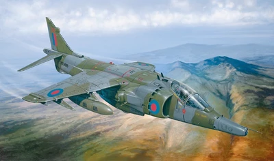 1278  авиация  HARRIER GR.3 "Falkland" (1:72) 8001283012782