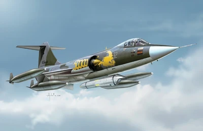 1296  авиация  F-104 G "Starfighter" (1:72) 8001283012966
