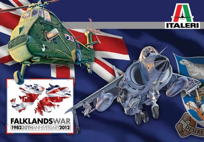 1329  авиация  WESSEX UH.5 & SEA HARRIER FRS.1 Falkland (1:72) 8001283013291