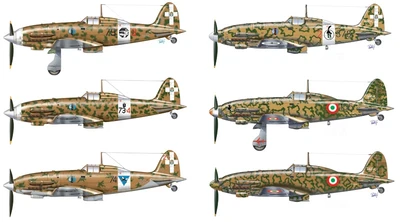 1345  авиация  ITALIAN ACES MC.202/ MC.205 (1:72) 8001283013451