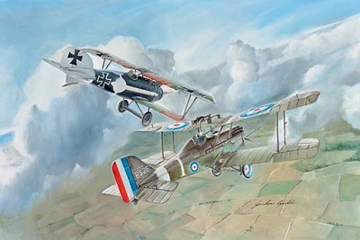1374  авиация  S.E.5a / Albatros D.III  (1:72) 2000002099260