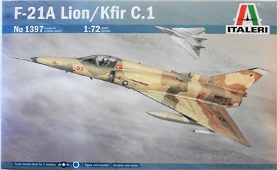1397  авиация  F-21A LION/KFIR C.1  (1:72) 8001283013970