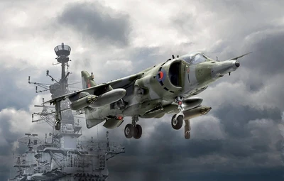 1401  авиация  HARRIER GR.3 FALKLANDS WAR  (1:72) 8001283014014