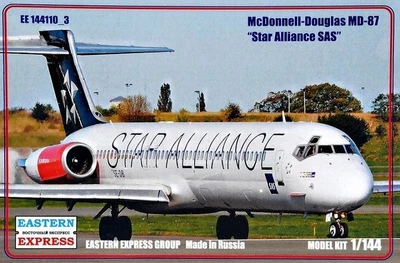 144110-3  авиация  McDonnell-Douglas MD-87 Star Alliance SAS (1:144) 2000000100715