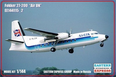 144115-2  авиация  Fokker F-27-200 Air UK (1:144) 2000000100449