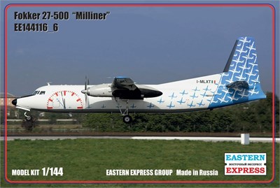 144116-6  авиация  Fokker F-27-500 Milliner (1:144) 2000000100401