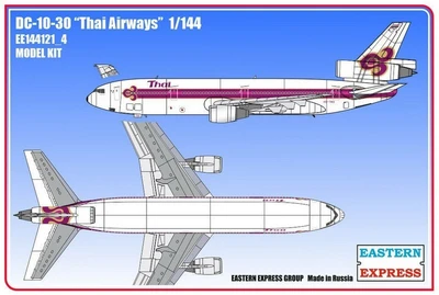144121_4  авиация  DC-10-30 Thai Airways (1:144) 2000000106595