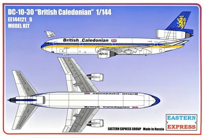 144121_9  авиация  DC-10-30 British Caledonian (1:144) 2000000106656