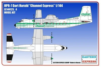 144125-4  авиация  HPR-7 Dart Herald "Channel Express" (1:144) 2000000100692