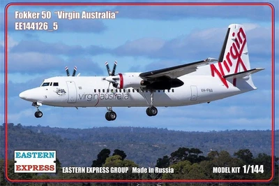 144126_5  авиация  Fokker 50 "Virgin Australia" (1:144) 2000000097565