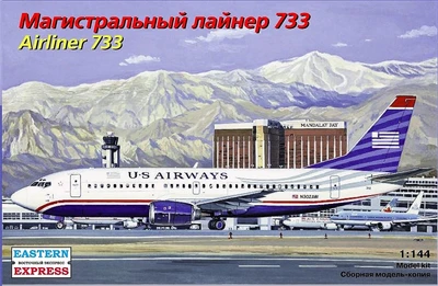 144129  авиация  Airliner 737-300 Frontier (1:144) 2000000111001