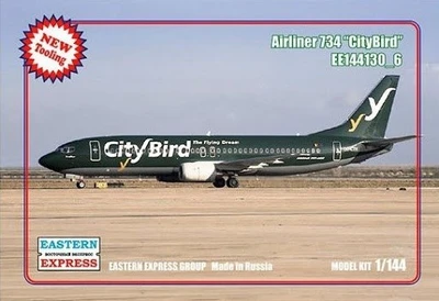 144130-6  авиация  Airliner 734 Citybird (1:144) 2000000100630