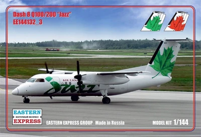144132-3  авиация  Dash 8 Q100/200 Jazz (1:144) 2000000095455