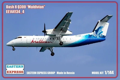 144134-4  авиация  Dach 8 Q300  Maldivian (1:144) 2000000100647
