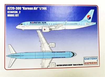 144136_2  авиация  A220-300 Korean Air (Limited Edition)  (1:144) 2000000160979
