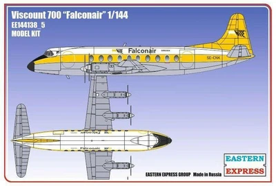 144138_5  авиация  Viscount 700 FalconeAir (1:144) 2000000142180