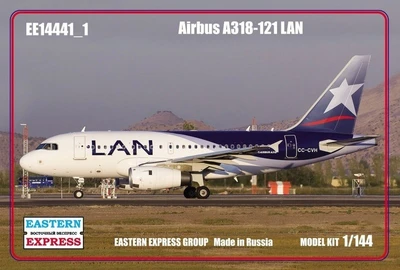 14441-1  авиация  Airbus А318-121 LAN (1:144) 2000000100371