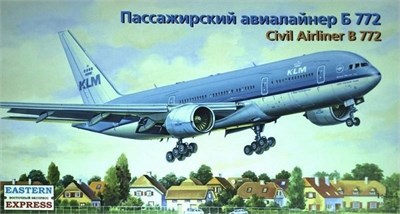 14442  авиация  Б-772 KLM (1:144) 4620748782035
